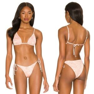 L*Space Brittany Bikini Top in All Swirled Up